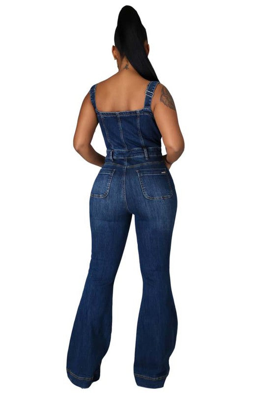 DENIM SEXY JUMPSUIT